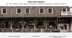 Desktop Screenshot of parkhotell-rjukan.no