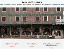 Tablet Screenshot of parkhotell-rjukan.no